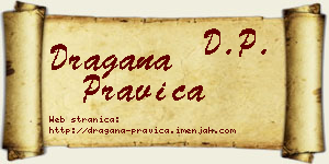 Dragana Pravica vizit kartica